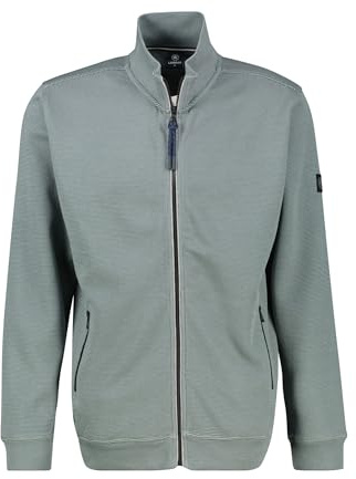 LERROS Sweatjacke mit hohem Reißverschlusskragen (strom grey) Größe XL