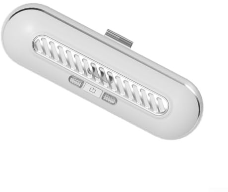 Kompakter USB-Kühlschrank-Lufterfrischer, negativ für Ionen-Deodorierer, kompakt (weiß) | Eingebauter wiederaufladbarer Akku, USB-Ladekabel im Lieferumfang enthalten, langlebige Leistung, keine Einwegfilter