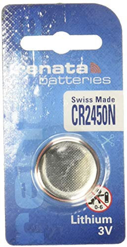 1 BATTERIA PILA CR2450N RENATA LITIO LITHIUM 3V SCALINO