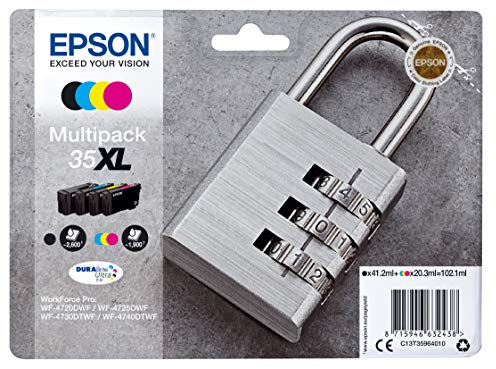 Epson C13T35964010 - Multipack 4-Colours 35XL - Padlock