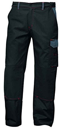 Twill Bundhose Arbeitshose Brugge schwarz/grau Gr.48