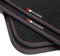 teileplus24 EF203 Fußmatten Gummimatten Exclusive-line Design kompatibel mit VW Golf 7 Golf 8 Variant 2012-2019, Naht:Rot
