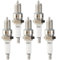 QAZAKY Pack-of-5 Spark Plug F7TC for Generator GX120 GX160 GX200 GX240 GX270 GX340 GX390 GCV135 GCV160 GCV190 Go Kart Mini Bike Lawnmower Tractor Rototiller Water Pump Tillage Polishing Machine BP7ES
