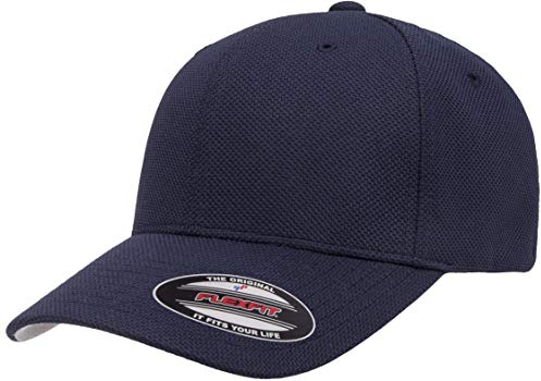 Flexfit Herren Cool & Dry Pique Mesh Hut, Marineblau, Einheitsgröße