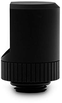 EK Quantum Torque 90° Adapter - 23 mm, 31,5 mm, Wasserblock-Adapter für Desktop und Laptop, Schwarz