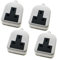 Ex-Pro 1 Gang High Impact Trailing Extension Socket, without Plug and Cable, 13A, White - 4 Pack