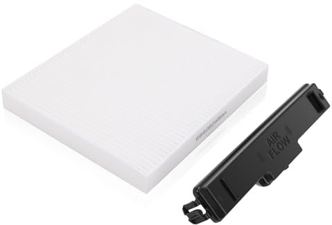 68318365AA Cabin Air Filter Kit for 2016 2017 2018 Ram 1500 2500 3500 Cabin Air Filter Air Conditioning Filter Access Door CF11671 Chrysler 68052292AA 68406048AA Dodge Ram Cabin Air Filter Cover