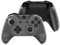 eXtremeRate Carcasa para Xbox One X S Funda Delantera con Agarre Izquierdo Derecho Protectora de la Placa Cubierta Antideslizante Asa Mango para Xbox One S/X Mando-Model 1708(Transparente)