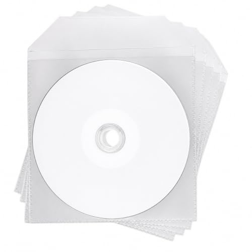 Dragon Trading DVD+R 8,5 GB, doppelschichtig, bedruckbar, Weiß, 8 Stück in transparenten Kunststoffhüllen, 5 Stück