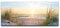 Eau Zone Wandbild Sonnenuntergang an der Ostsee 100x40cm