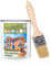 LIXUM 100% Biologische Holzhaus & Blockhaus Lasur - Wetterschutz für Holzhäuser, Farbe:Grün 0.90, Inhalt:15 Liter (ca.375m²), inkl. Zubehör:Pinsel