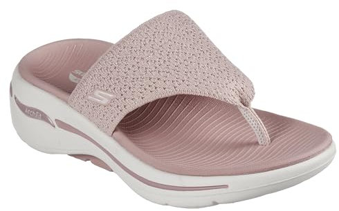 Skechers Infradito da Donna, 5.5, Viola, 41 EU