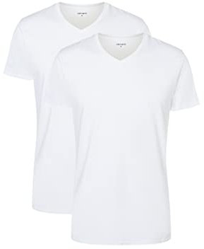 Camano Herren T-Shirt 2er Pack L White