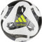 adidas Unisex Ball (Thermal-Bonding) Tiro League Artificial Ground Football, White/Black/Iron Met./Solar Yellow, HT2423, 5