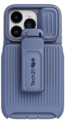 tech21 iPhone 14 Pro Evo Max Compatible with MagSafe – Durable, Shock-Absorbing and Rugged Phone Case with Holster and 20ft FlexShock Multi-Drop Protection