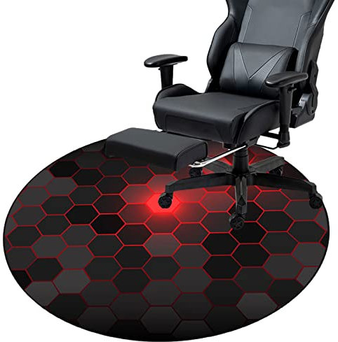 Gaming Office Computer Chair Mat 90 cm Round Floor Mats, Office Chair Carpet Protector Chair Mat, Floor Mat For Office Chair, Desk Chair Mat, Office Rug For Chair, Non-slip Stop Noise