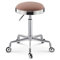 Friseurstuhl Salon Friseurrolle Stuhl Runder PU-Leder Rollstuhl Salon Hocker Stuhl, verstellbar weiß 45 cm bis 58 cm (Farbe: A)