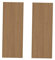 HOMSFOU 2 Stück Abnehmbares Rustikales Papier Für Zuhause Küche Selbstklebend Abziehbar Bodenbelag Dekorativer Bodenaufkleber Pvc Badezimmer Wohnzimmer Möbel Zimmer Holzstab