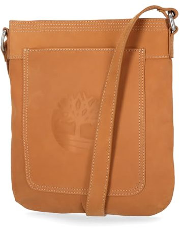 Timberland Damen Leather Crossbody Purse Shoulder Bag Umhängetasche aus Leder, Weizen