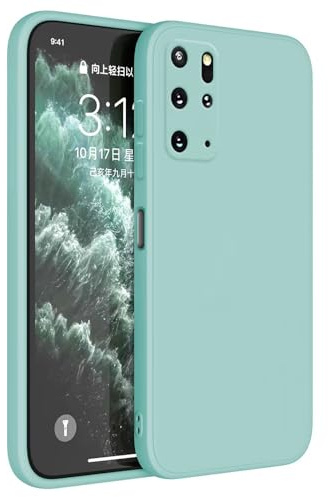 Topme Handyhülle Hülle Fur Samsung Galaxy S20+ / Samsung S20 Plus (6.7 Inches) Case Schutzhülle, Hautschutz Aus TPU Silikonhülle - Helles Cyan