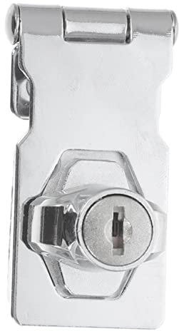 YARNOW Serrure Armoire à Loquet à Clé Serrure De Sécurité Pour Petites Portes Loquet De Verrouillage Pour Maison Et Bureau