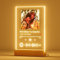 iDIY Placa Spotify Personalizada -Lámpara de Ambiente Personalizada con Foto y Código de Spotify Regalo Original para Mujer Pareja Novio San Valentín Aniversario Navidad