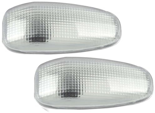 ROBUST 2x Sei̇tenbli̇nker Li̇nks Rechts Wei̇ss für Mercedes-Benz CLK E-Klasse SLK Sprinter Vaneo V-Klasse Vito 210 820 0921 2108200921