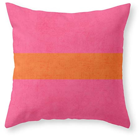 Kissen Fall, Klassiker In Pink Und Orange Gemütliche Throw Kissenbezüge Premium Dekokissen Kissenbezüge Sofakissen Bezug Für Sofakissen Schlafzimmer Bauernhaus 45X45Cm
