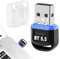 Miralith Wireless Bluetooth Adapter 5.3 for PC Laptop, Portable No Driver Required Bluetooth PC Adapter Compatible for Win8.1/10/11 Systems, Bluetooth Dongle for Phone, Keyboard, Mouse