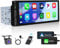 Hikity Autoradio 1 Din Carplay Android Auto, 6,9 Zoll Touch Screen Auto Radio Bildschirm Bluetooth Freisprecheinrichtung, Rückfahrkamera, Mikrofon, FM 2USB