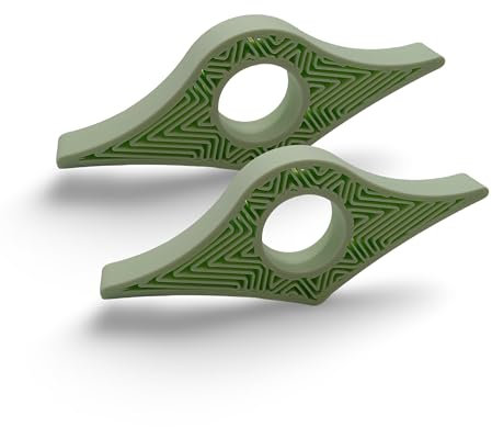 Bague de Lecture Porte-Page - Accessoire Lecture Éco-Responsable pour Livres de Poche et Grands Livres - Support de Lecture Léger, Guide Doigt, Repose Livre 2 pièces