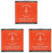 Augustine 650427 Red Label Jeu de cordes guitare classique carte rouge tension moyenne (Lot de 3)