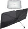 Auto Sonnenschirm für Opel Zafira Tourer C,Faltbar Sonnenschutz Umbrella Frontscheibe Sonnenschutz Regenschirm UV-Schutz Windschutzscheibe Sun Shade Cover Sonnenblende,L
