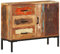 Willood Sideboard 88x30x73 cm Altholz Massivholz Braun mit kommode breit Schrank mit schubladen küchenschrank