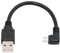 NFHK Câble de Charge de données coudé à 90 degrés Micro USB 5 Broches vers USB 2.0 Type-A pour téléphone, Tablette, Appareil Photo 20 cm