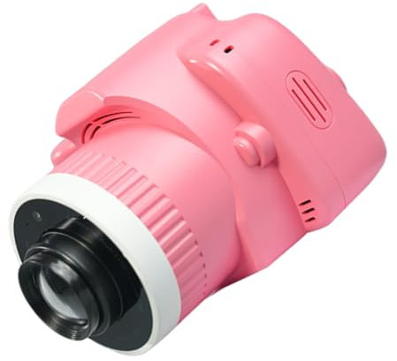 jojofuny Kleine Tragbare Kinderkamera Und Projektor Mit Musikfunktion Für Videoaufnahmen Camping Und Fotopräsentation -fotobearbeitung Kinderfreundliches Design