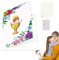 SVCEQZE Papier Skulptur Segenskarte, Grußkarte Goldener Kelch, Farbenfrohe Babyzimmer Deko, Tragbare Segensdekoration Für Jeden Tag