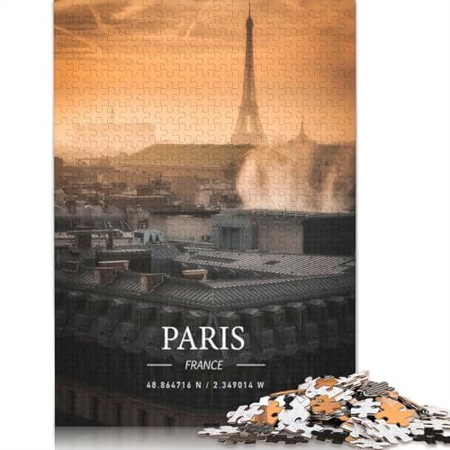 Paris 1500-teiliges Puzzle, ab 18 Jahren, Lernspiele, Puzzles für Erwachsene, für Frauen, für Kinder ab 12 Jahren, 1500 Teile (85 x 57 cm)