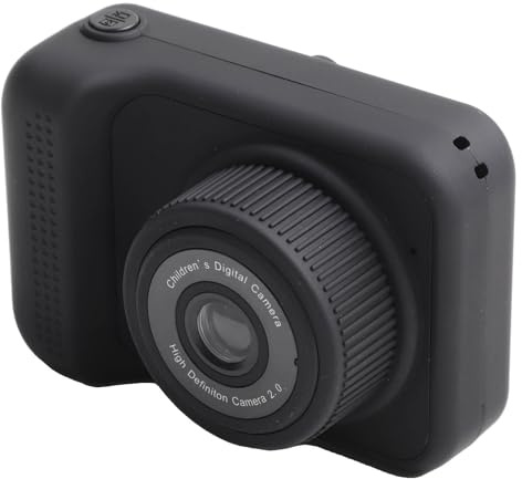 Digital Video Camera with 2 Inch IPS Screen, Soft Silicone Case and Lightweight Design for Easy Carry, Gray