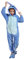 Auspicious beginning Pyjamas pour Enfants Costume Cosplay Animaux Costumes pour Enfants Kigurumi, Bleu, 115(la Taille 126-137CM)