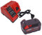 FengBP®Per caricabatterie Milwaukee da 18V e batteria 18V 5000mAh per chiave a impulsi Milwaukee M18 Li18 M18B4 48-11-1828 48-11-1840 C18B M18BX M18 XC