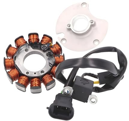 Piaggio Lichtmaschine Stator OEM D50B0 Euro4 kompatibel mit Aprilia SX 50 | Einbaufertig, Kabelsatz, Pick-up, OEM 1A008838 kompatibel mit Aprilia RX 50 ab Bj. 2006, Derbi Senda 50 R X-Treme ab Bj. 2013