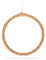NaDeco Metallring umwickelt mit Jute wählbar in den Größen 25 35 40cm Drahtring zum Basteln Metallring für Wickeltechnik Hoops für Traumfänger Ring Makramee Ring, Größe:Ø 25 cm