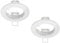 ledscom.de 2 Pieces Ceiling mounting Frame CIRC, Round, White Glossy
