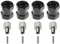 4 Stücke 12mm RC Radnaben Sechskantverlängerer 15mm Verlängerungs mit Stiftmuttern für RC 1/10 Raupenwagen