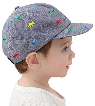 Gifts Treat Kinder Baseball Cap Jungen Basecap Kinder Sonnenhut Hüte Mädchen Sommer Snapback Caps Tier Design Mützen, DinoEm1 Gr. 54 cm/6-8 Jahre