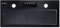 GLOBALO Hotte aspirante encastrable 60 cm ventilation de cuisine intégrée éclairage LED, silencieuse, économe en énergie, filtre à graisse en acier peint Nowimo 60.1 Black, Noir