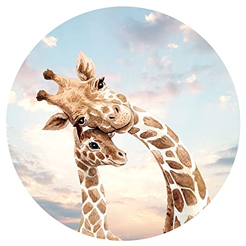 Little Deco Wandtattoo Wandsticker Kinderzimmer Tiere Giraffe Wandsticker Baby Wanddeko Spielzimmer Wandaufkleber Schlafzimmer Wandbild Tapete Poster DL638-8-M