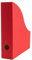 10 x PresentFill® Stehsammler Zeitschriftensammler Stehordner Rubin Rot für DIN A4 Format aus umweltfreundlichen 100% Recycling Karton - Made in Germany für Schreibtisch, Archiv und Aufbewahrung