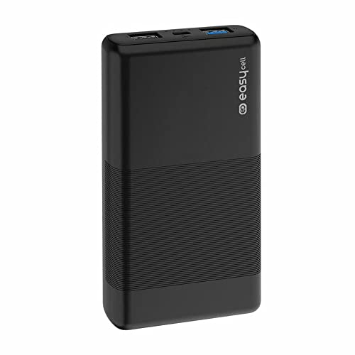 SBS Ladegerät Externe Batteriemarke Modell Powerbank EasyCell 10.000 mAh 2X USB 2A